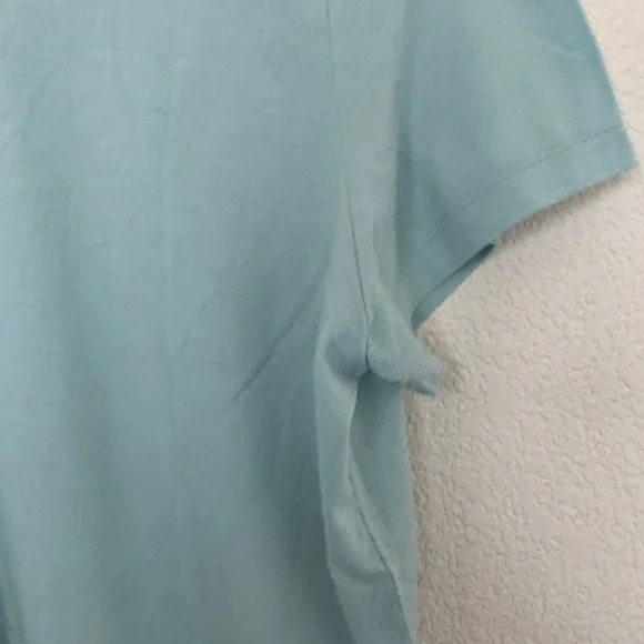 The North Face Women’s XL V-Neck Short Sleeve Active T-Shirt Blue - Picture 7 of 8
